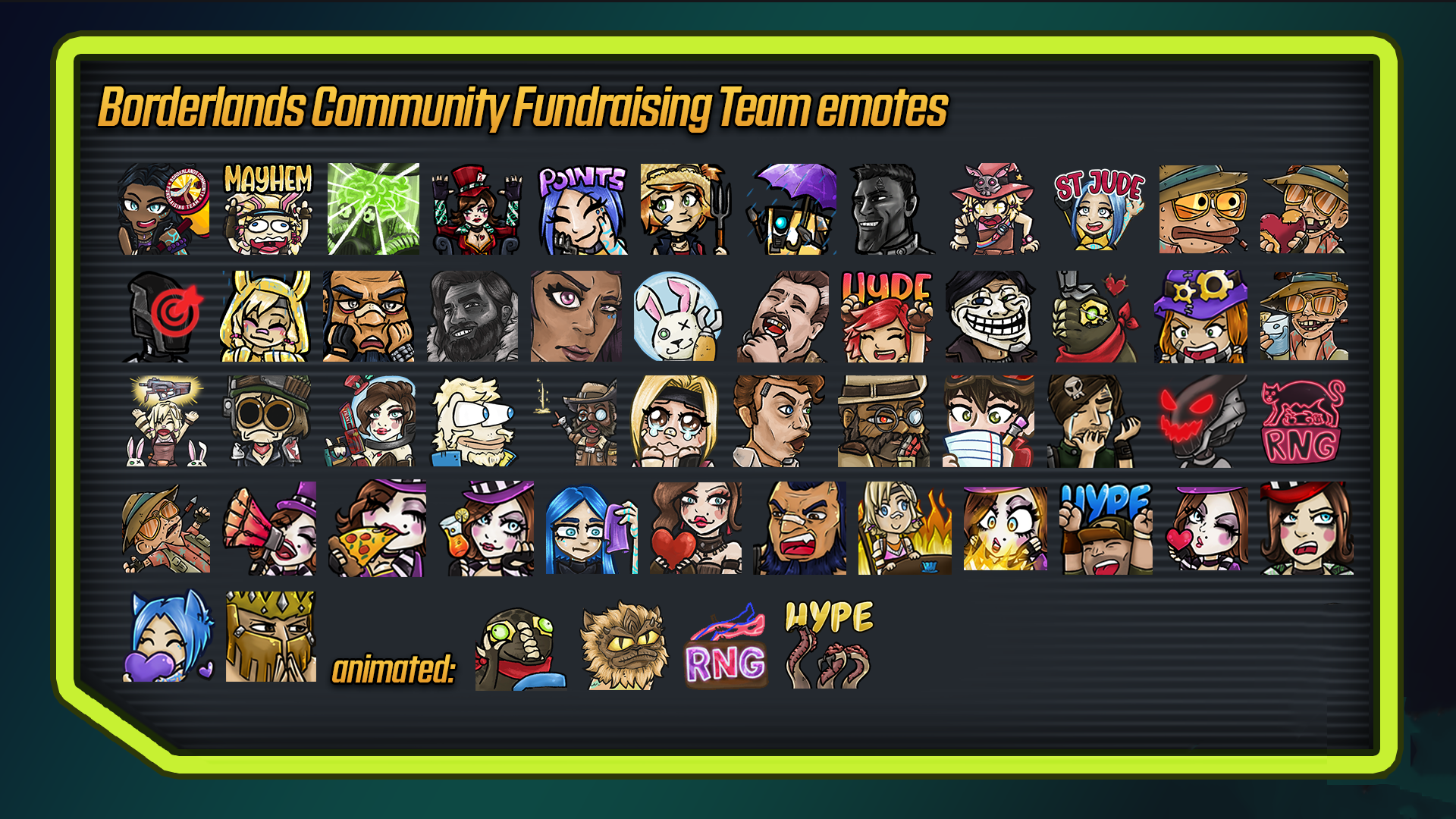 all hunt emotes
